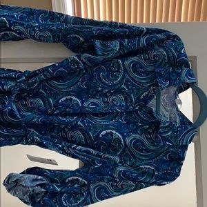 NWT Tina Stevens shirt dress